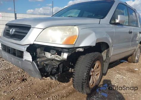 2003 Honda Pilot Ex-L from USA, damaged, VIN 2HKYF18503H588867